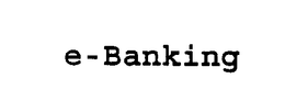 E-BANKING trademark