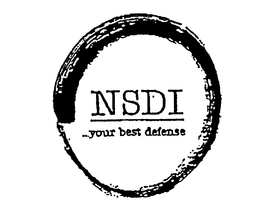 NSDI YOUR BEST DEFENSE trademark