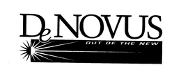 DENOVUS OUT OF THE NEW trademark