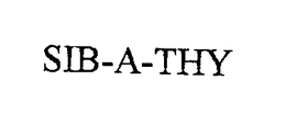 SIB-A-THY trademark