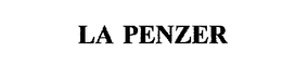 LA PENZER trademark