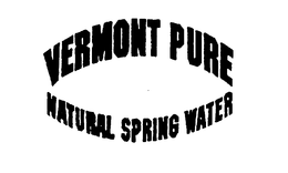 VERMONT PURE NATURAL SPRING WATER trademark