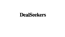 DEALSEEKERS trademark