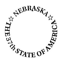 NEBRASKA THE 37TH STATE OF AMERICA trademark