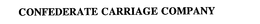 CONFEDERATE CARRIAGE COMPANY trademark