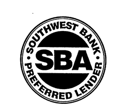 SBA SOUTHWEST BANK PREFERRED LENDER trademark