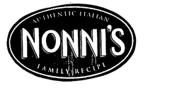 NONNI'S AUTHENTIC ITALIAN FAMILY RECIPE trademark