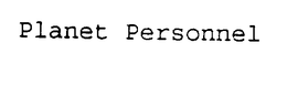 PLANET PERSONNEL trademark