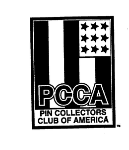 PCCA PIN COLLECTORS CLUB OF AMERICA trademark