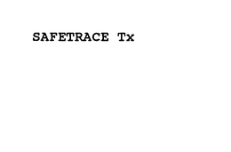 SAFETRACE TX trademark