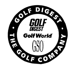 GOLF DIGEST THE COMPANY GOLF DIGEST GOLF WORLD GSO trademark