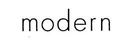 MODERN trademark