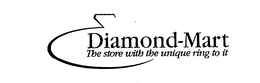 DIAMOND-MART THE STORE WITH THE UNIQUE RING TO IT trademark