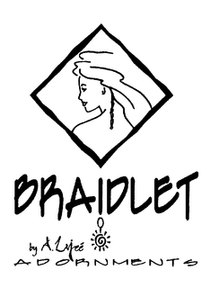 BRAIDLET ADORNMENTS BY A LAJEE trademark