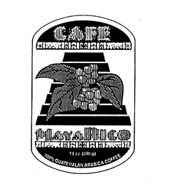 CAFE MAYA RICO 100% GUATAMALAN ARABICA COFFEE trademark