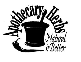 APOTHECARY HERBS NATURAL IS BETTER trademark