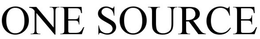 ONE SOURCE trademark