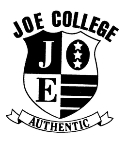 JOE COLLEGE JE AUTHENTIC trademark