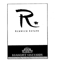 R RENWICK ESTATE BRANCOTT VINEYARDS trademark