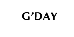 G'DAY trademark