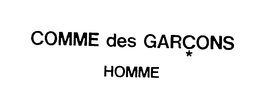 COMME DES GARCONS HOMME trademark