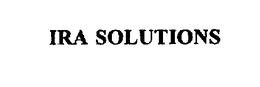IRA SOLUTIONS trademark