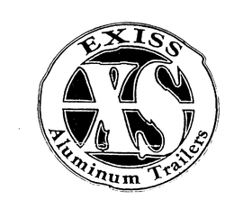 XS EXISS ALUMINUM TRAILERS trademark