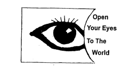 OPEN YOUR EYES TO THE WORLD trademark