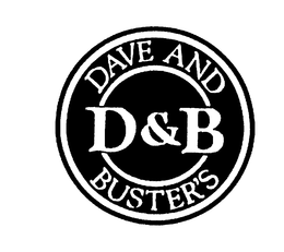 D&B DAVE AND BUSTER'S trademark