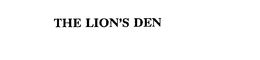 THE LION'S DEN trademark
