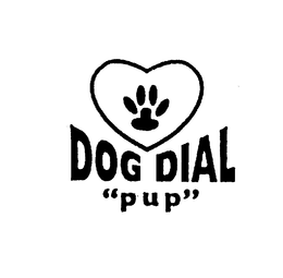 DOG DIAL "PUP" trademark