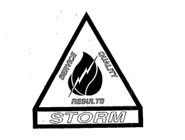 SERVICE QUALITY RESULTS STORM trademark