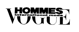VOGUE HOMMES INTERNATIONAL MODE trademark