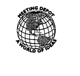 MEETING DEPOT A WORLD OF IDEAS trademark
