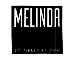 MELINDA BY MELINDA ENG trademark