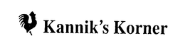 KANNIK'S KORNER trademark