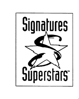 SIGNATURES SUPERSTARS trademark