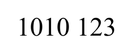 1010 123 trademark