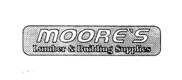 MOORE'S LUMBER & BUILDING SUPPLIES trademark