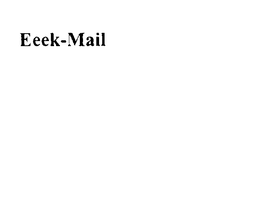 EEEK-MAIL trademark