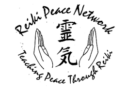 REIKI PEACE NETWORK TEACHING PEACE THROUGH REIKI trademark