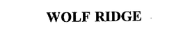 WOLF RIDGE trademark