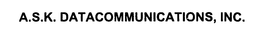 A.S.K. DATACOMMUNICATIONS, INC. trademark