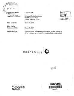 ORDERTRUST trademark