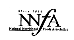 NNFA NATIONAL NUTRITIONAL FOODS ASSOCIATION SINCE 1936 trademark