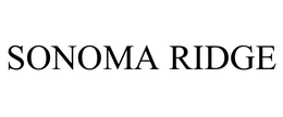 SONOMA RIDGE trademark
