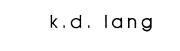 K.D. LANG trademark