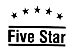 FIVE STAR trademark