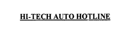 HI-TECH AUTO HOTLINE trademark