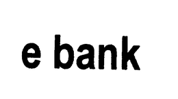 E BANK trademark